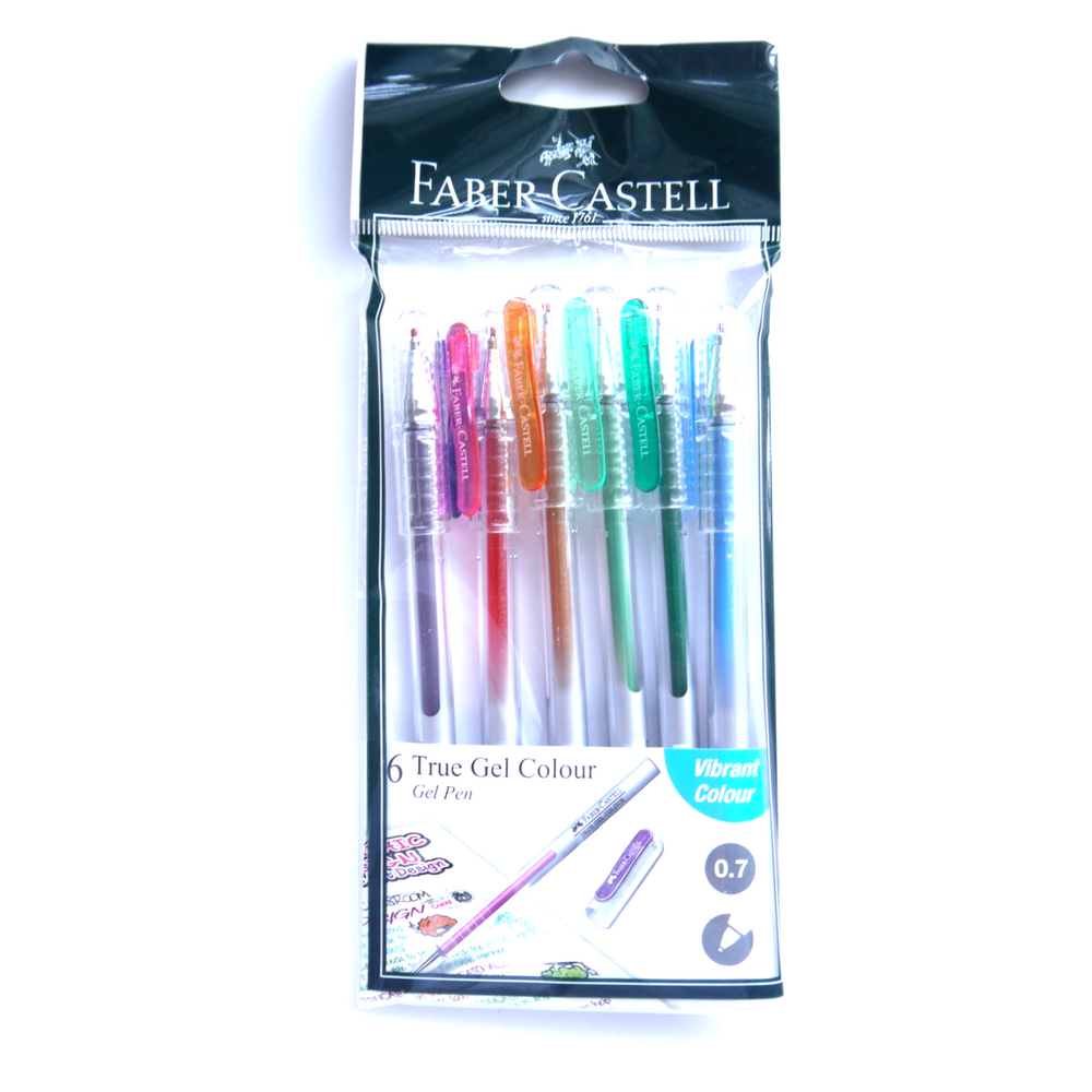 True Gel Pens, Wallet of 6 - #242622 – Faber-Castell USA