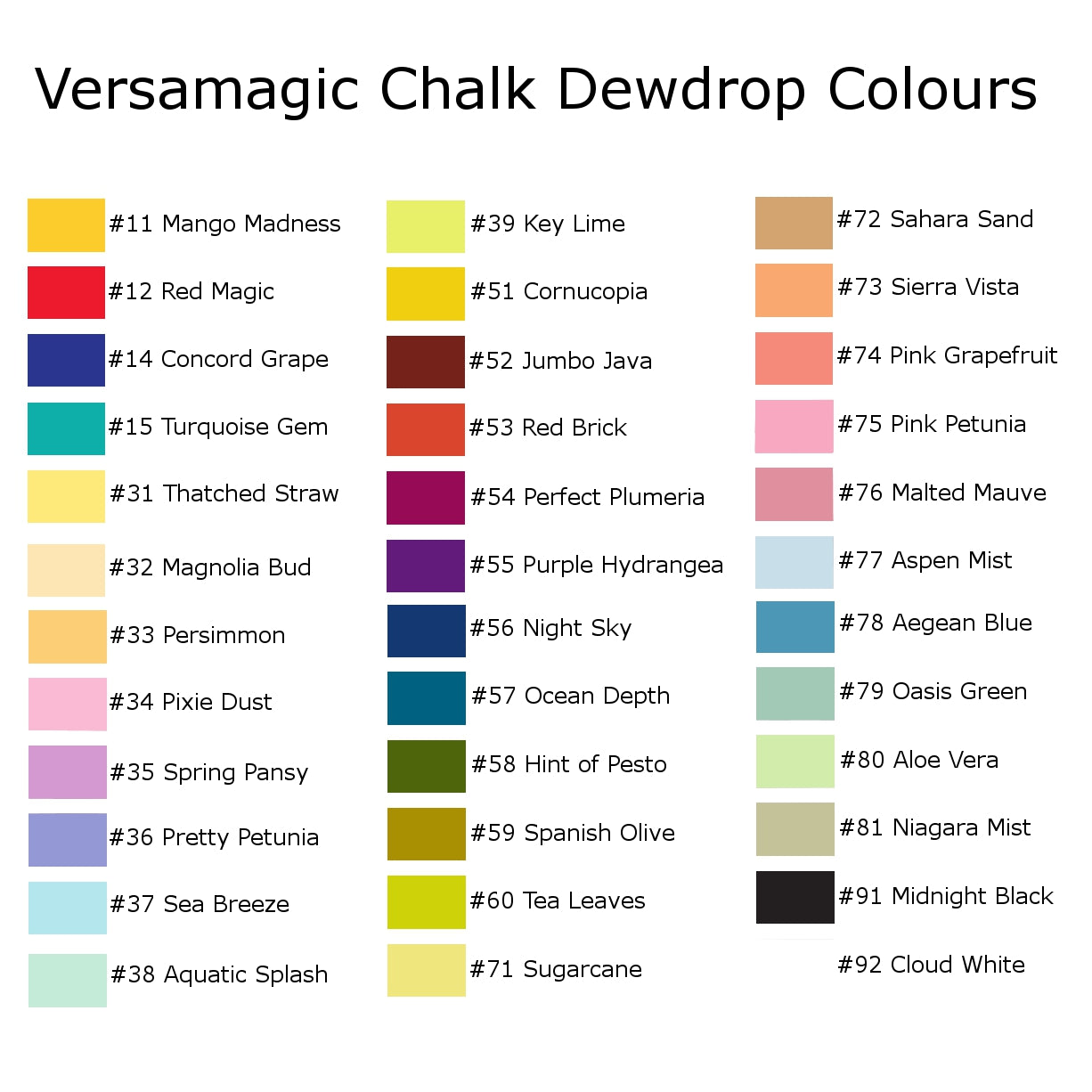 Tsukineko VersaMagic Dew Drop Pigment Inkpad 4pk