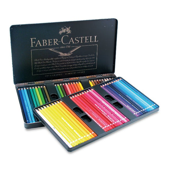 Faber Castell Albrecht 117560 Dura Watercolor Pencils, 60 Colors, Can